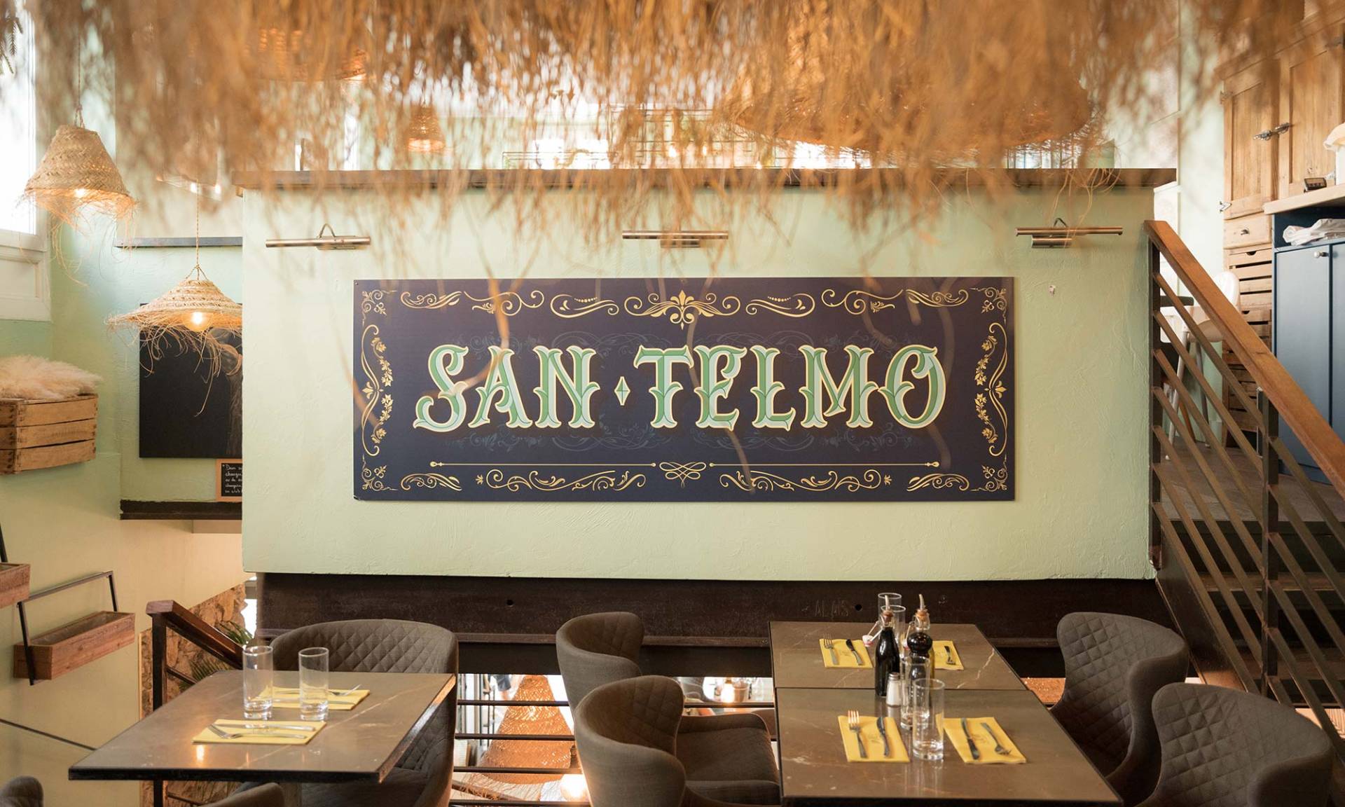 Intérieur San Telmo, restaurant à Cannes